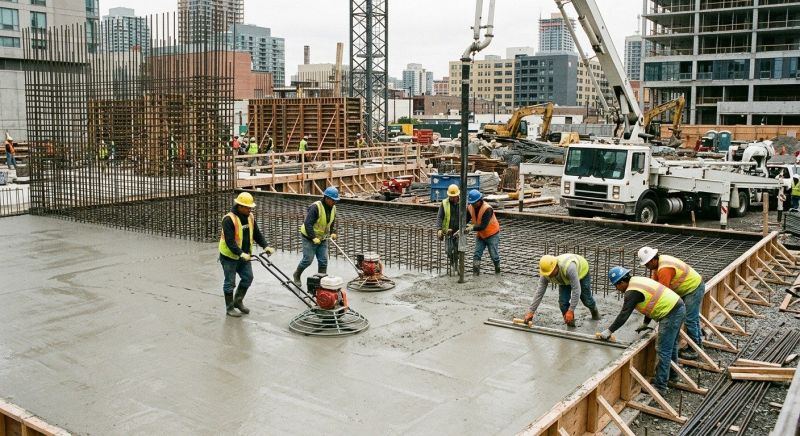 Commercial Slab Construction in Katy, TX