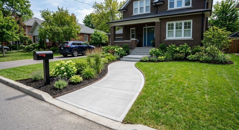 Cement Walkway Installation in Denver, CO