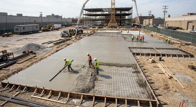 Commercial Slab Installation in Waldorf, MD